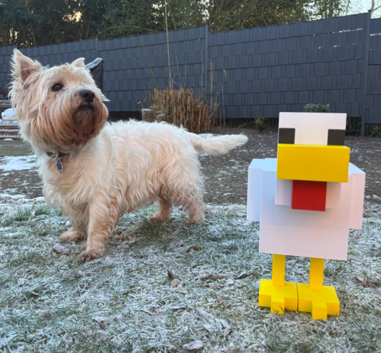 MineCraft Chicken Party Prop extra large size!