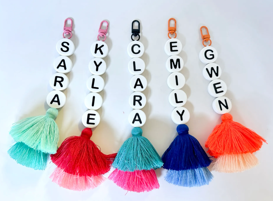 Personalized Jumbo Friendship Bracelet Key Chain