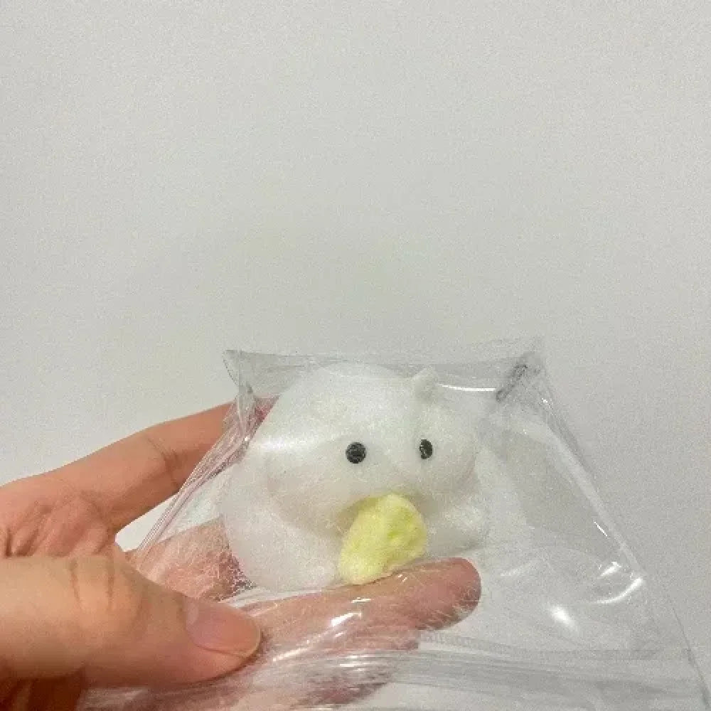 Squishy NEW Fidget Toy Handmade Silicone Mini Kawaii Plush Little Hamster Stress Relief Squishy Toy