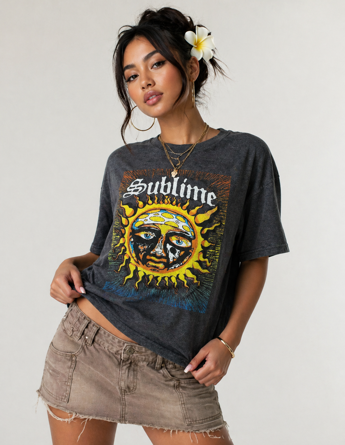 Sublime Band T Shirt Y2K