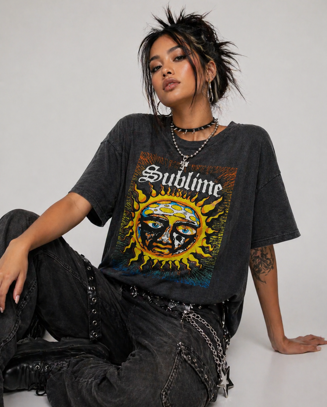 Sublime Band T Shirt Y2K