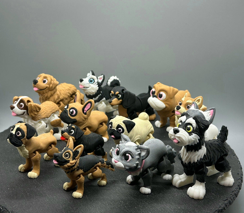 Variety Dog & Cat Breed Fidget Toys- French Bull Dog - MagikaPop