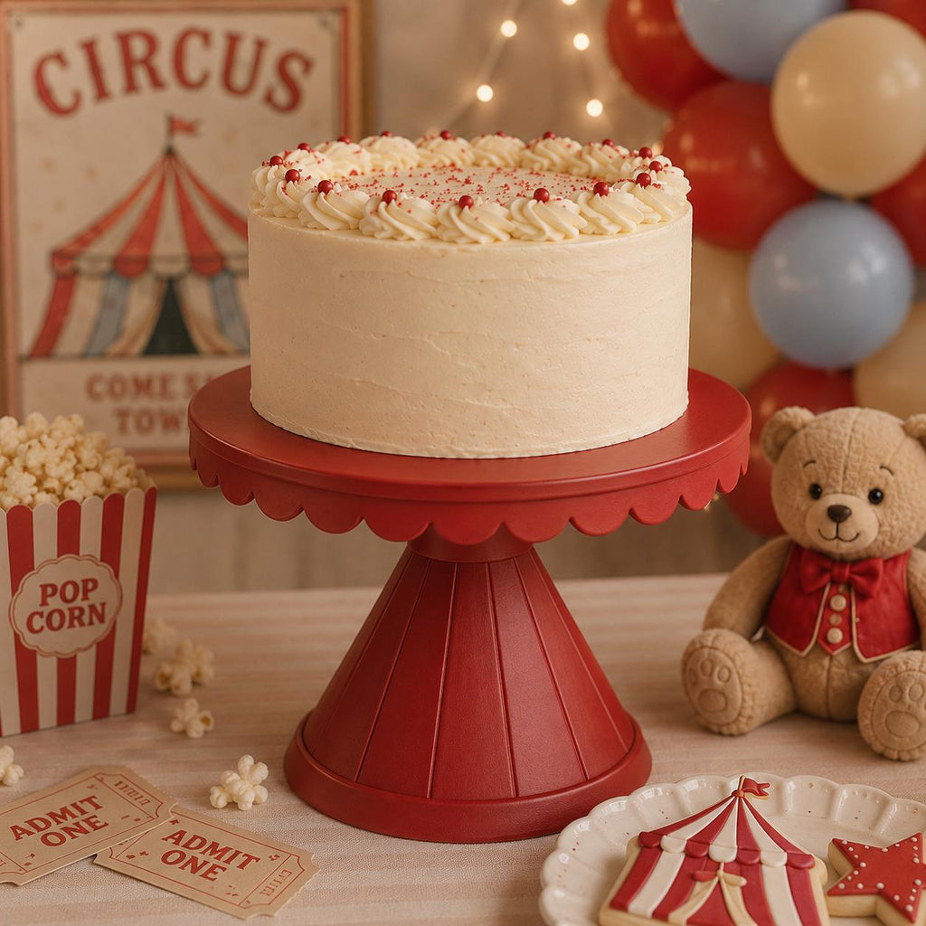 Vintage Striped Circus Party Cake Stand