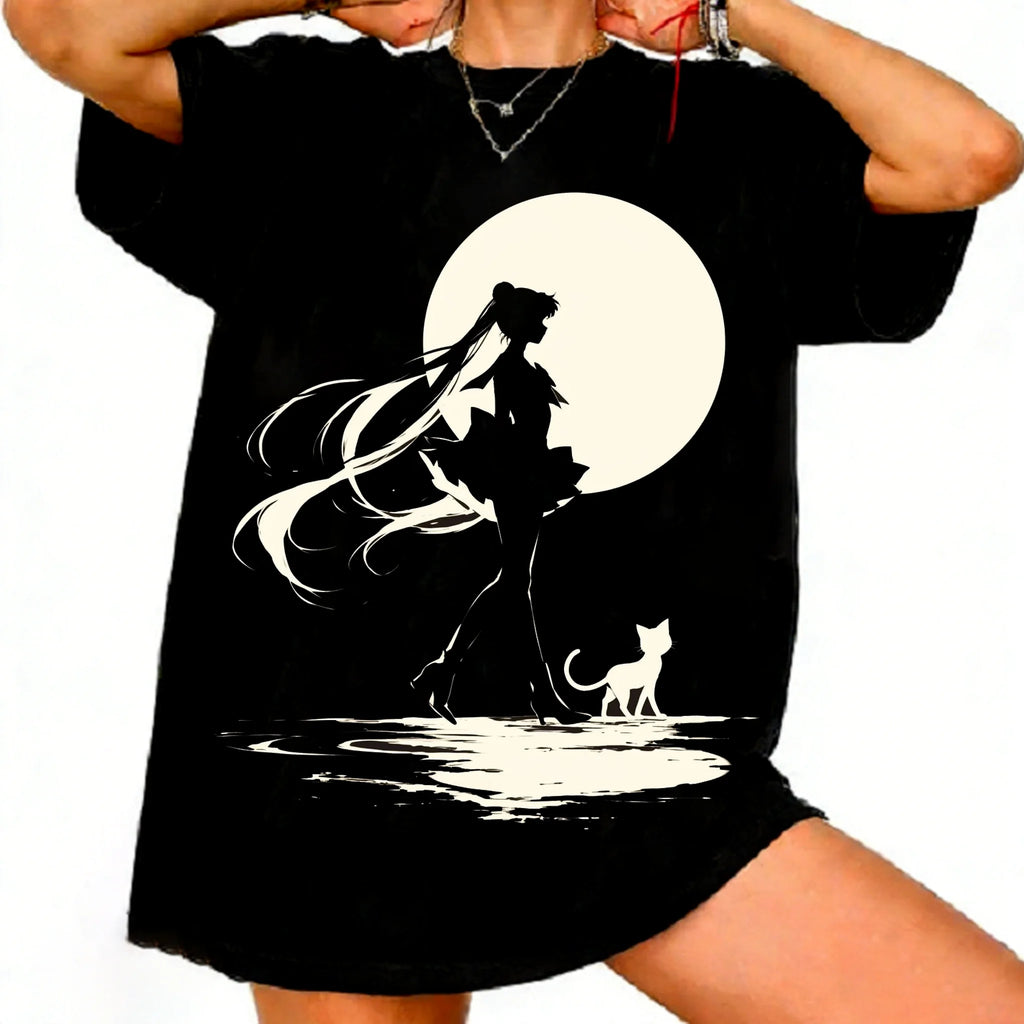 Y2K Magical Girl Retro 90s Anime Graphic T Shirt