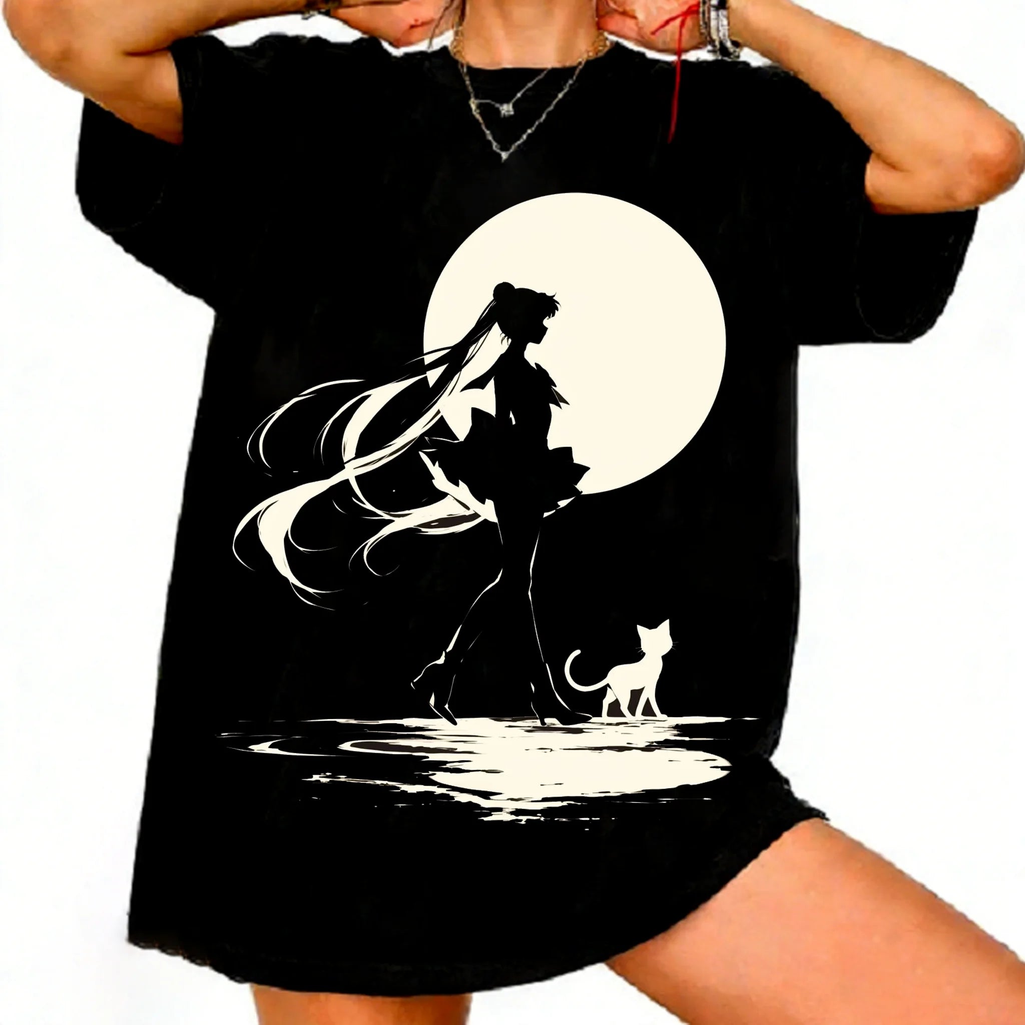 Y2K Magical Girl Retro 90s Anime Graphic T Shirt